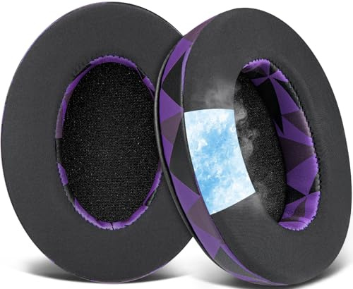 SOULWIT Earpads for ATH M50X/M40X, HyperX Cloud 2/3/Alpha, MDR-7506, Arctis 7/9/5/Nova 7/Pro Wired, G Pro X, Sennheiser HD280, Razer Kaira/Barracuda/Kraken Series, Turtle Beach Stealth,Cooling Gel-P B