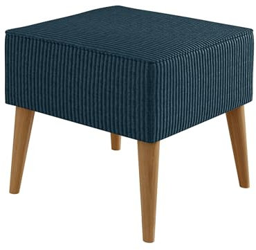 Mirjan24 Hocker Lucio Cord, Fußhocker Polsterhocker Sitzhocker, Sitzbank, Fußbank, Pouf, Farbauswahl (Poso 05)