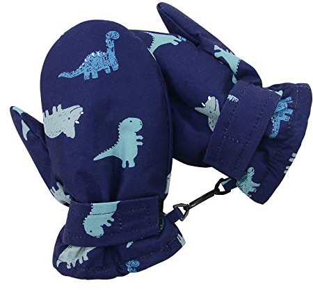 PONCEAU Handschuhe Kinder Fäustlinge Winterhandschuhe Warme, Winddichte und Atmungsaktive Kinderhandschuhe Wasserdicht Skihandschuhe für 1-7 Jahre Mädchen Jungen Baby