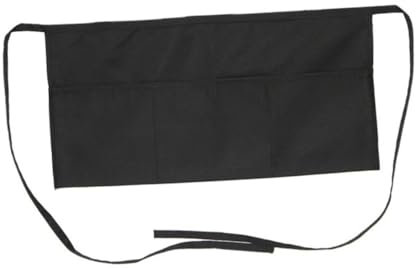 BELLIFFY Kellnerschürze Mit Drei Taschen Schürze Für Damen Und Herren Aus Strapazierfähigem Polyester Leicht Zu Reinigen Für Restaurant Und Küche