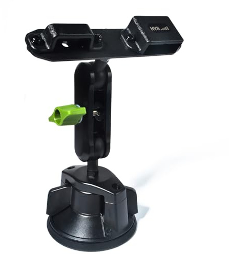 HYS Ham Radio Cup Holder Mount W/Double Socket Arm Ball, Shoulder Speaker Mic W/Belt Clip Holder, Walkie Talkie Holder with Ram Mount for Motorola APX 8000 APX 6000 APX 4000 APX 8000 with Belt Clip