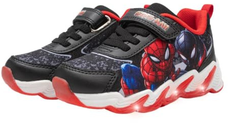 Leomil Spiderman Schuhe Jungen, Turnschuhe Kinder | Kinderschuhe Jungen, Schuhe Kinder Jungen, Ideal for Schule und Freizeit, Marvel, Geschenk