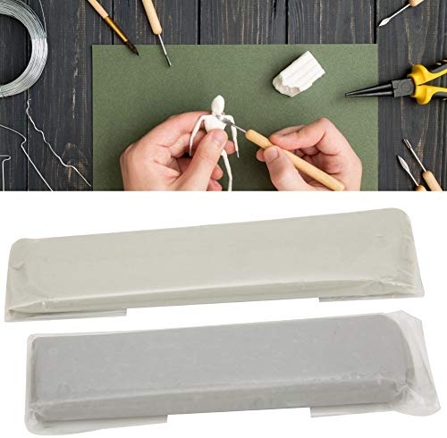 Tnfeeon Masilla Epoxi AB para Reparación de Modelos, Forma Fácil y Fuerte Adherencia, Relleno de Secado Rápido para Fabricantes de Modelos y Aficionados (100g de Relleno de Tierra Gris)