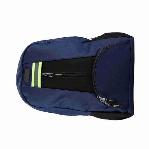 Aramox Verktygsryggsäck, Vattentätt Oxford-tyg, Multi-Pocket Organizer för Elektriker och Entreprenörer, 15 Kg Kapacitet och Justerbara Remmar (Blå)