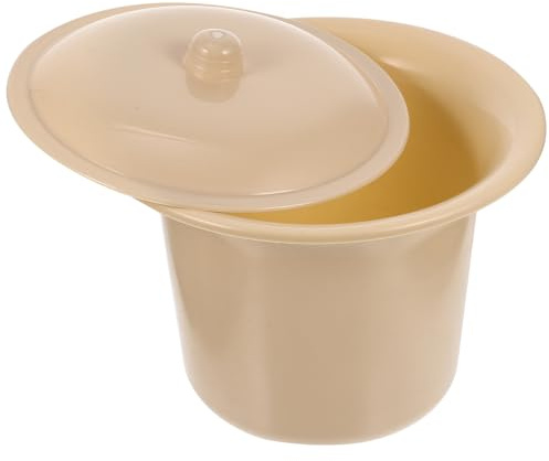 FIXOSHEE Urinoir Domestique Épais avec Couvercle Pot de Chambre en Plastique Résistant Antidérapant 1 Pièce Adapté pour Garçon et Filles Personnes Âgées et Handicapées Usage Maison