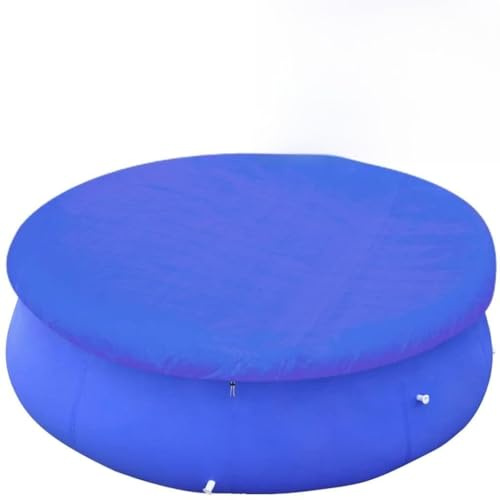 Generico 2 lonas de cobertura para piscina elevada redonda 360-367 cm, cubiertas y toallas para piscinas