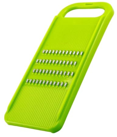 Manual Vegetable Grater Mandoline Slicer, Cabbage Shredder & Graters for Kitchen,Carrot Potato Cucumber Onion Shredder, Stainless Steel Blade Handheld Julienne Cutter for Salad, Kitchen Tool,Green 2mm