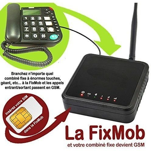 AVRIL-2022 désormais en 4G La FixMob Innovation Mobiho-Essentiel - Transformez Votre combiné Fixe en Mobile en branchant Simplement à la Fixmob - DEBLOQUE