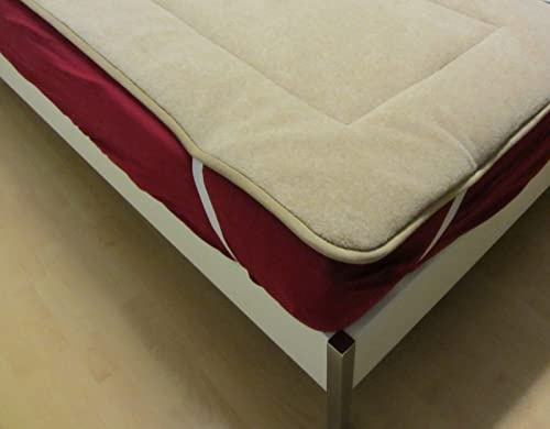 Unterbett Alpaca, Matratzenauflage, Bettauflage, Schonbezug 100% Wolle (140x200)