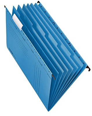 Original Falken Projektmappe und Personalmappe UniReg. Made in Germany. Aus Recycling-Karton für DIN A4 seitlich offen blau Blauer Engel Personalakte Personalhefter für die lose Blatt-Ablage