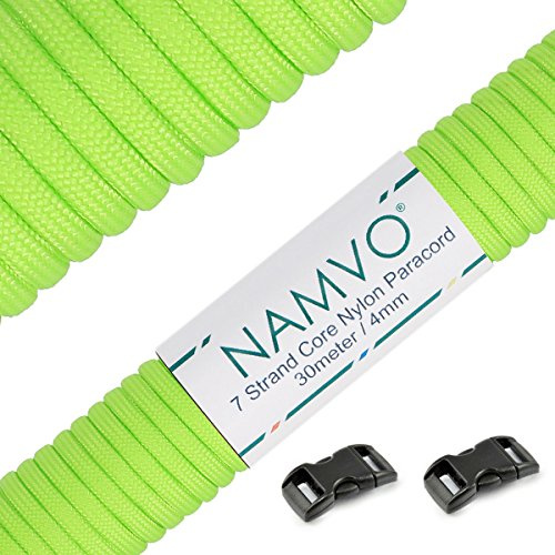 Namvo 550 fallskärmslina typ III, 7 trådar, total längd 30 meter, enfärgad BZ00200