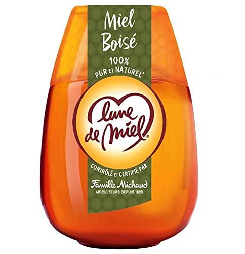 Lune de Miel 100% Pur et Naturel Miel Boisé 340g (lot de 4
