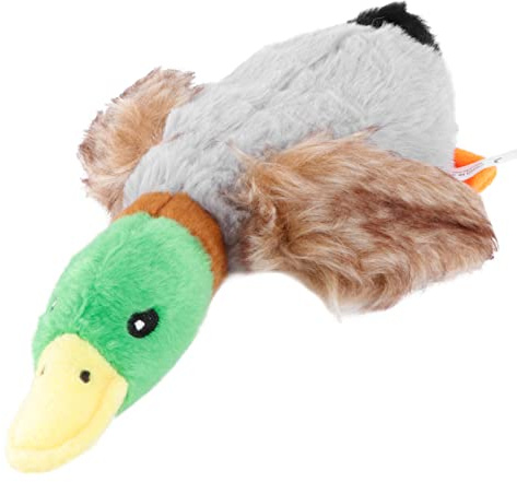 Amosfun Hundespielzeug Ente PlüSch 26 cm UnzerstöRbar Mit Quietscher FüR Kleine Und GroßE Hunde FöRdert Spielerisches Lernen Und Stressabbau