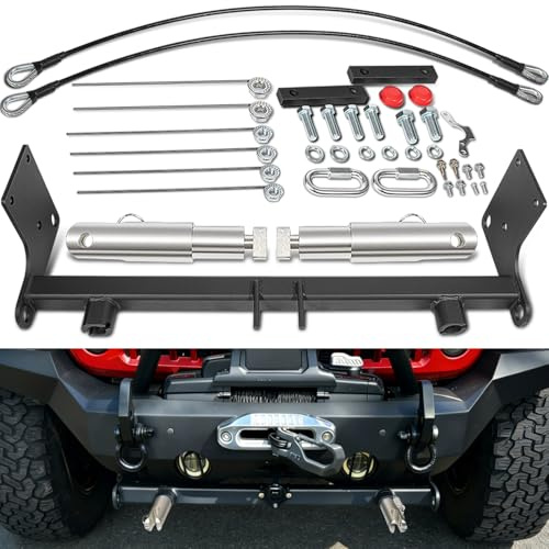 BX1126 Tow Bar Base Plate for 2007-2018 Jeep Wrangler JK JKU 2/4 Doors All Models with Standard Bumper Baseplate Bracket Kit - Removable Arms Quick Connect