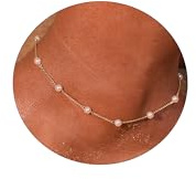 MOLEVY Ankle Bracelets for Women 14K Gold Plated Anklet Pearl Anklets for Women Waterproof Ankle Bracelet Dainty Bridesmaid Summer Jewelry Gift for Her