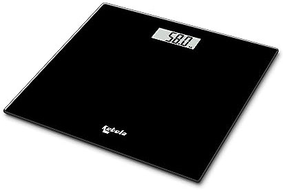 Kabalo Black Digital Bathroom Scales Electronic 180KG Body Weight Weighing Scale LCD