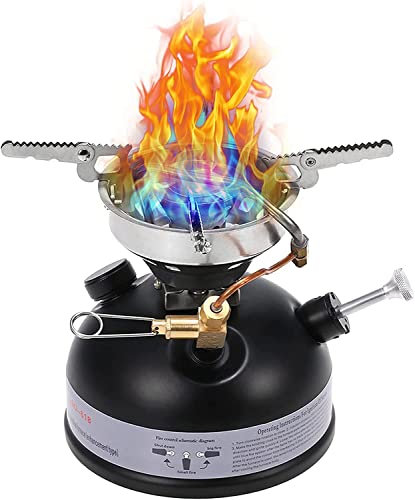 BomDog Camping Gas Heater, Outdoor Kerosene Stove, Lightweight Portable Mini Gasoline Heater, Multifunctional Camping Cooking Stove