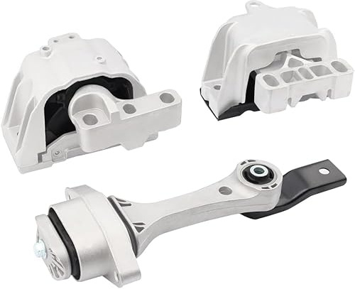 Merautop SJ Juego de soporte de motor y caja de cambios, 3 rodamientos de motor de repuesto para A3 8L1 Leon I Hatchback 1M1 1U2 1U5 Golf IV 1J1 accesorios de coche # 1J0199262BF 1J0199851AA