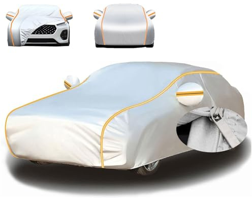 Full Car Cover Waterproof for Jaguar XK Breathable Waterproof Car Covers Outdoor All Weather UV proof Dustproof Scratch-Proof Silver