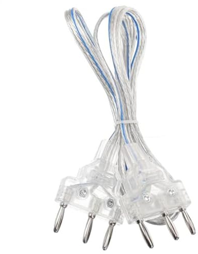 Zaunkörperdraht, Körperschnurfolie - Körperdraht-Stiftstecker, leichtes Körperkabel,Flexibles Zaunzubehör Säbel, transparente Handschnur für Florett und Degen