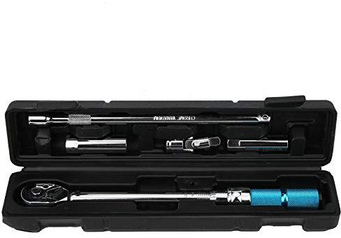 TOOLSGO Set di riparazione bici Chiave a torsione regolabile Chiave inglese Attrezzatura manuale 3/8 pollici 5‑60N.M ZYS‑5 per manutenzione e riparazione automatica