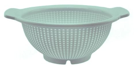 CABLEPELADO Escurridor Verduras plastico, Escurridor Pasta, Colador de Cocina, Colador de Drenaje, Escurridor de Cocina, Diámetro Superior 23 cm, Plástico, Libre de BPA, Apto Lavavajillas, Verde