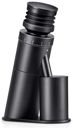 GZPKJ Molinillo De Café Eléctrico Portátil, Molinillo De Café Automático, Ajuste Infinito, 120 Rejillas De Molienda Profesional, para Viajes, Camping, Oficina, Espresso, Vertido