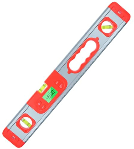Operitacx Rilevatore Di Angoli Digitale Portatile Livella Bolla Display Lcd e Strumento Di Misurazione Angolare Per Uso Domestico e Professionale