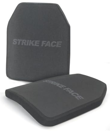 UGCER Körperpanzerplatte der Stufe IIIA, 25,4 x 30,5 cm, PE-Ballistikplatten-Einsatz, kugelsichere Westeplatte für persönliche Sicherheit, Taktische Weste und Rucksack,2pcs