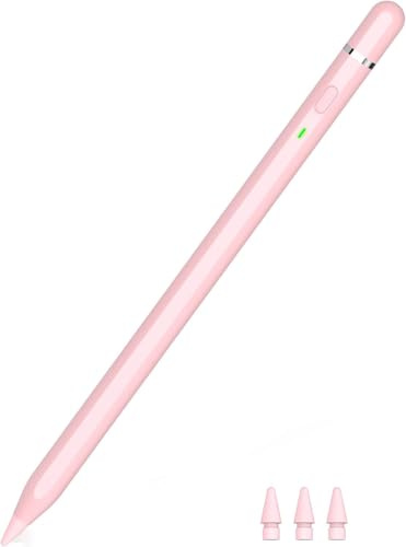 KIROSA Pencil 1. Gen für iPad 2018-2026, USB-C, Neigung & Palm Rejection | Zubehör für Tablets, Pencil für iPad A16 11/10/9/8/7/6, Air 3~5/M2/M3/M4, Min 5~7, Pro 11/12.9/13
