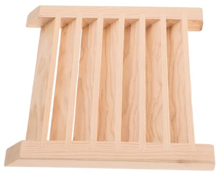 Vaguelly Rejilla Ventilación Madera para Sauna Panel Louver Ventilación Estética Reducción Humedad Fácil Instalación