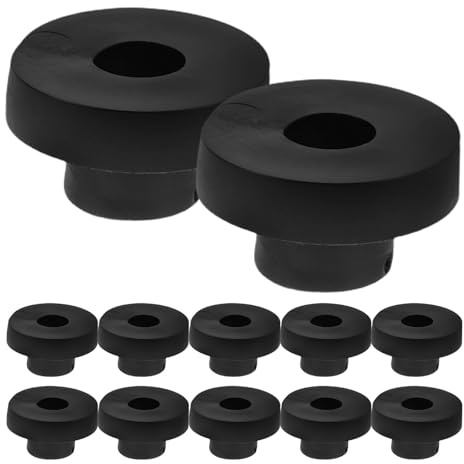 Angoily 12 Boccole in Gomma per Serbatoio Gas Tosaerba Passacavi Resistenti Kit Ricambio per Accessori Tosaerba e Macchine Agricole Collegamento Stagno per Uso Professionale