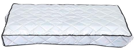 BUGUUYO Housse de congélateur : Protection solaire extérieure pour réfrigérateur coffre - Housse isolante pour porte de congélateur à crème glacée ou armoire de rangement frigorifique de 125 x