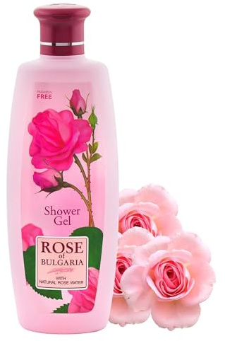 Bio-Fresh Rose of Bulgarien Duschgel für Frauen mit Rosenwasser, 330 ml