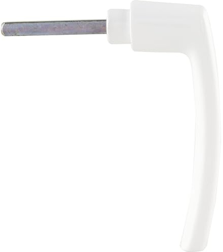 ROTO Steckgriff lose mit Vierkantstift, 7 mm, Alu Ral 9016, 1 Stück,257628