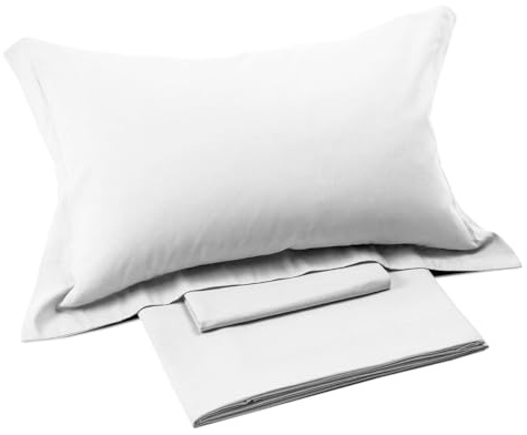 Caleffi - Parure de lit avec Housse de Couette 100% Coton – 2 Taies d’Oreiller 50x80 cm, Linge de Lit Confortable et Elégant - Housses de Couettes Pour 1 Personne ou 2 Personnes