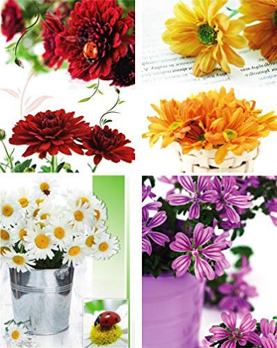 24 Geschenktüten mittel 17263 Blumen Geschenkbeutel Geburtstag Geschenktasche