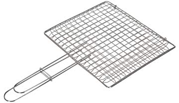 Sauvic Parrilla abombada para Carne o Pescado de 30x35 cm. sin Patas