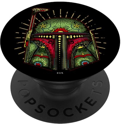 PopSockets Star Wars Boba Fett Sugar Skull PopSockets Grip and Stand for Phones and Tablets