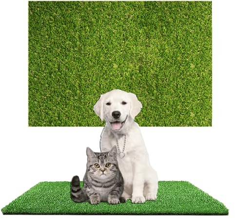 LNGJIN Lettiera per Cani 45 x 60 cm, Riutilizzabile e Lavabile, per Piccola Taglia, Casa, Balcone e Prato