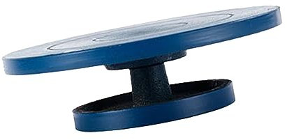 Nishiyuenyi Drehbare Töpferscheibe mit Zubehör für Kreative Projekte, Blau 10cm