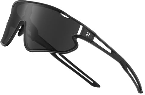 DUCO Kinder Sonnenbrille Jugend Baseball Sonnenbrille Leicht TR90 Rahmen UV400 Sport Radfahren Sonnenbrillen für Jungen Mädchen DK268 | [19g TR-90 Super Leicht Fahrradbrille] Wrap Around UV400 Laufbrille SportSonnenbrille für Wandern/Baseball/Radfahren