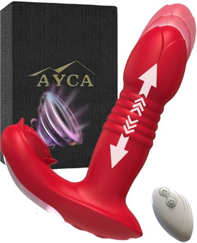 Vibradorador mujer juguetes eróticos juguetes eróticos para pareja sexuales ventosa de clítoris vibrador femenino 3 en 1 vibrador telescópico carga magnética Carga USB (rojo)