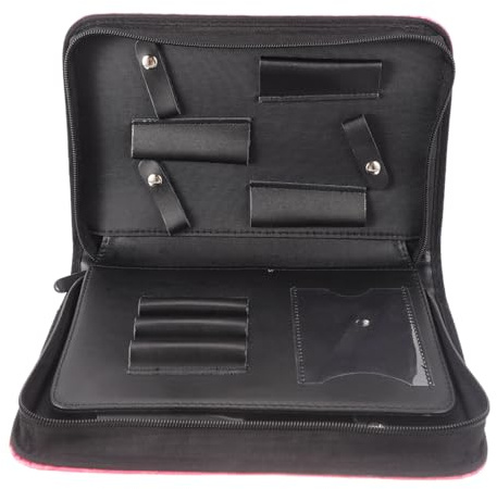 WRITWAA Friseurtasche Scherenetui Aus Pu-Leder Mit Diamantsteppung Kompakte Scherenaufbewahrung Für Friseurschere Und Barber Tools Praktisch Für Salon Und Unterwegs