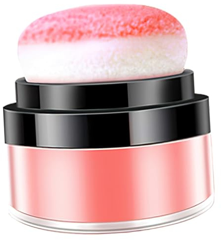 LOLIPPYY Suelto Con Cushion Para Mujeres Control De Aceite Tinte Natural Para Mejillas y Rostro Fácil De Aplicar y Resistente Color Coral