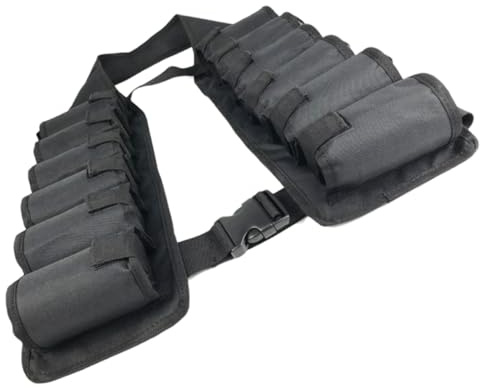 Ciieeo Biergürtelhalter Aus Segeltuch Mit 12 Taschen Verstellbarer Hüftgurt Outdoor Gürteltasche Für Camping Wandern Und Reisen