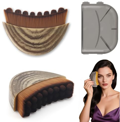 Evadollina Brosse Visage, Brosse Sèche Drainage Lymphatique, Brosse Sèche, Appareil de Massage Drainage Lymphatique pour le Visage, Contour du Menton et de la Mâchoire, Cadeaux de Noël