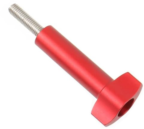 Tornillo de mariposa con tuerca en T M5 for cámara de acción GoPro/DJI, repuesto de perno de acero inoxidable de aleación de aluminio CNC Tornillos de fijación(Rot,54mm)