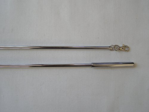 Various chrome Curtain Draw Rods/Pulls 75cm