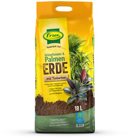 frux® Bio Grünpflanzen- & Palmenerde mit Naturton - 18 Liter